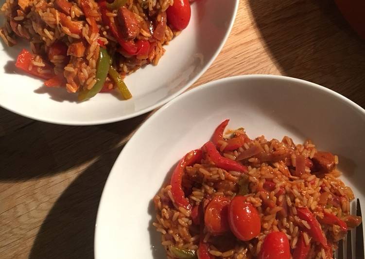 Steps to Prepare Speedy Easy Jambalaya