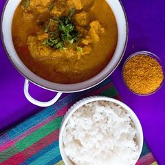 A picture of Bengali mustard chicken.