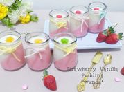Gambar puding strawberry