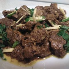Lamb liver masala fry A picture of Lamb liver masala fry.