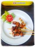 Sate Saikoro Saus Barbeque