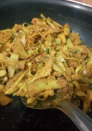 A picture of Jackfruit sabji.