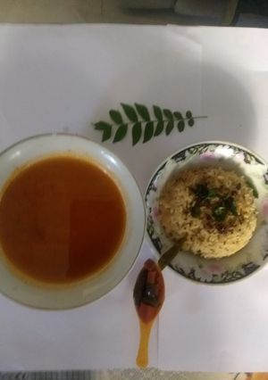 દાલ શોરબા વિથ જીરા રાઈસ (Dal Sorba Jeera Rice Recipe In Gujarati) રેસીપી મુખ્ય ફોટો