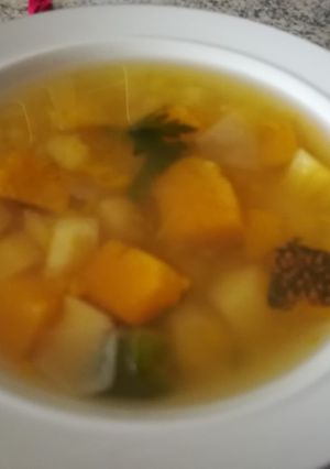 Una foto de Sopa de Verduras