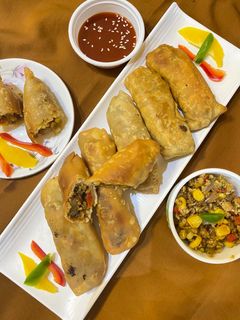 মেক্সিকান চিকেন রোল(Mexican chicken roll recipe in Bengali) রেসিপির প্রধান ছবি