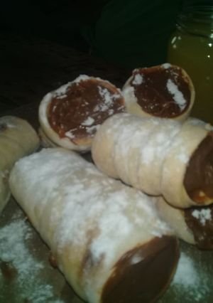Una foto de Cañoncitos de dulce de leche 3 D!!!!😊😊😊