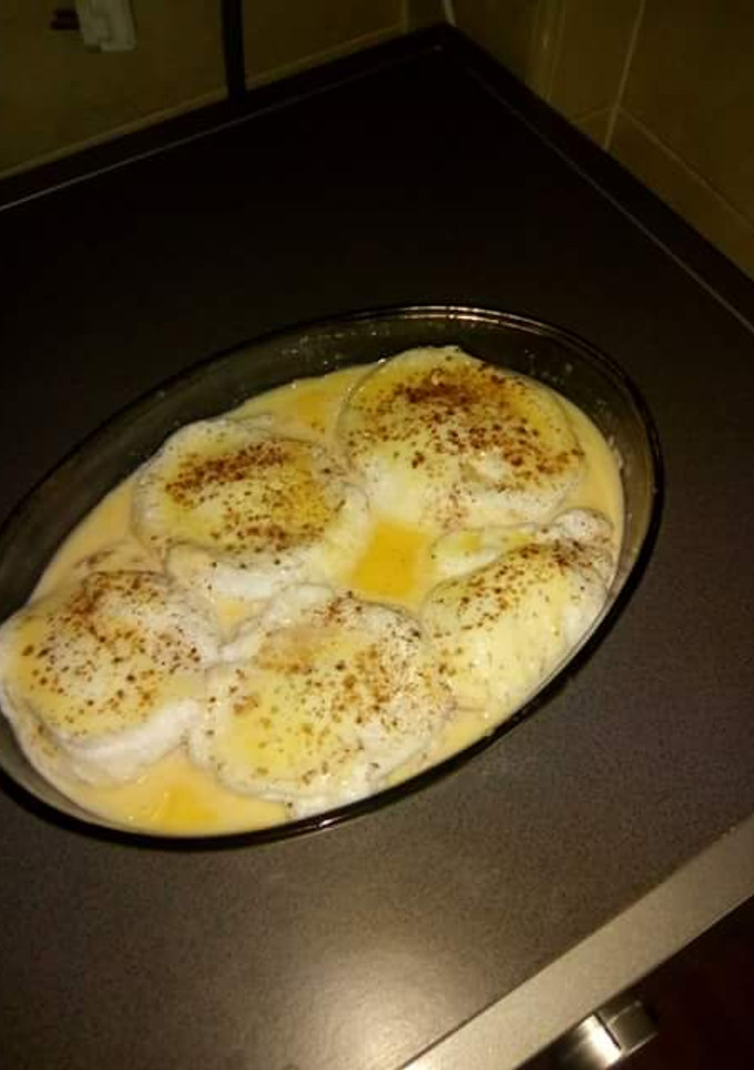 Una foto de Huevos volaos- postre típico iznajeño