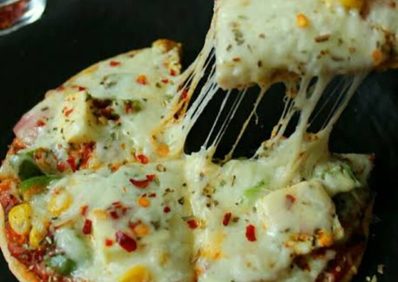 Bhakhri pizza