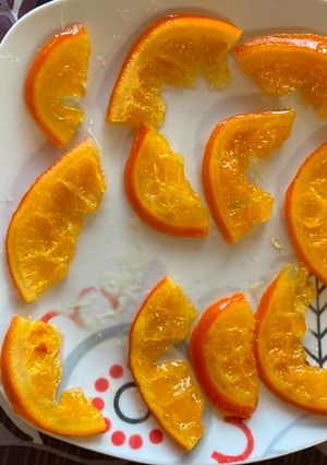 Una foto de Naranjas confitadas