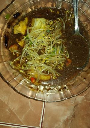 Foto resep Lontong mie