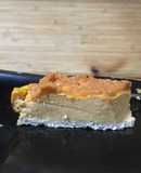 Tarta de calabaza, queso y avena