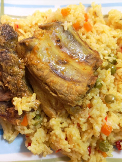 Una foto de Arroz con chancho