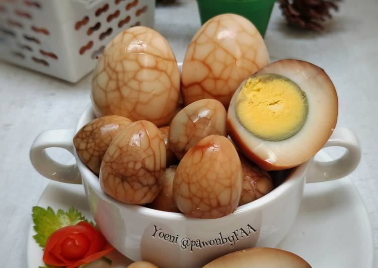 Resep Telur Pindang (marble egg) Anti Gagal