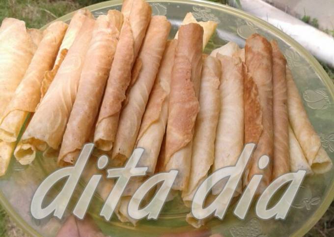 Cara Gampang Membuat Egg Roll perdana, Lezat Sekali