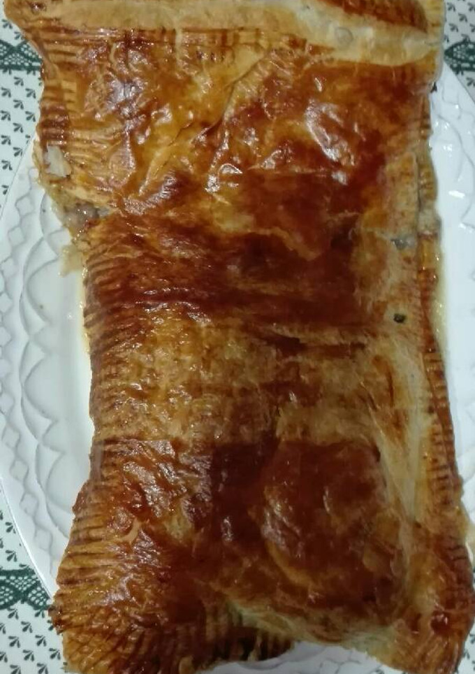 Una foto de Filete de vacuno con hojaldre