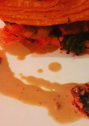 Une photo de Feuilleté de ris de veau aux morilles
