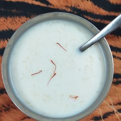 A picture of Kesariya kheer.