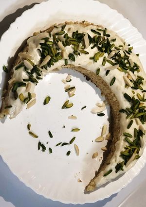 صورة لوصفة بسبوسه بدقيق البر