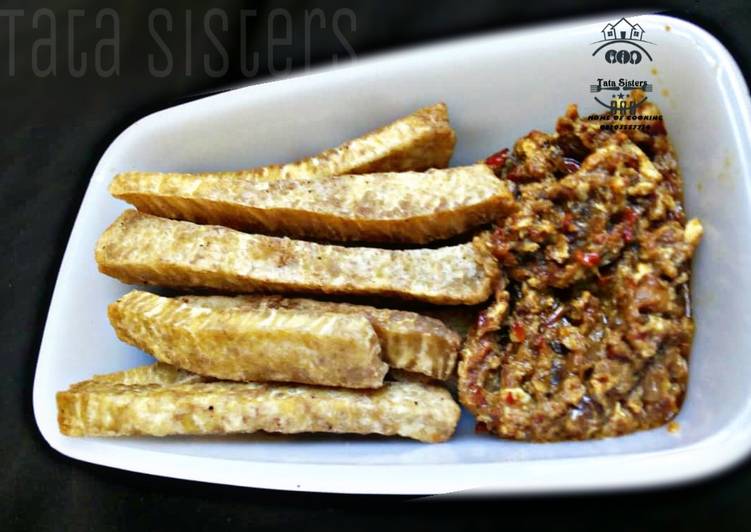 Recipe of Quick Fried yam with egg sauce Cooking Basics for Newbies