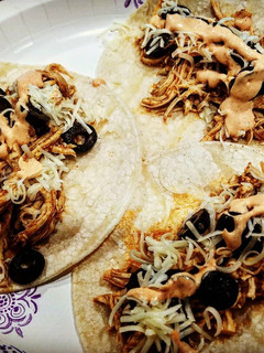 A picture of Instant Pot: THE BEST Shredded Chicken for Tacos.