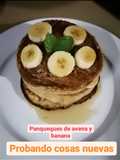 Panqueques de avena y banana