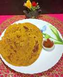 Egg Lachcha Masala Paratha With Whole Wheat Flour