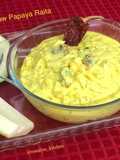 Raw Papaya Raita