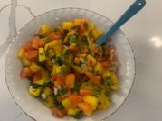 A picture of papaya sauce
