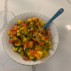 A picture of Mango Papaya Fruit Salsa.