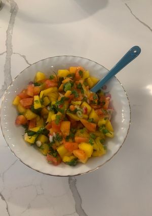 A picture of Mango Papaya Fruit Salsa.