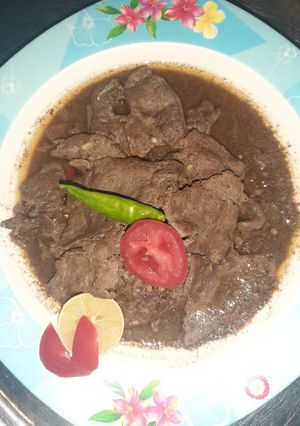صورة لوصفة كبده بالسمن