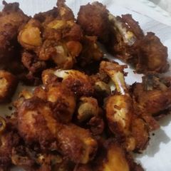 Crispy chicken bites A picture of Crispy chicken bites.