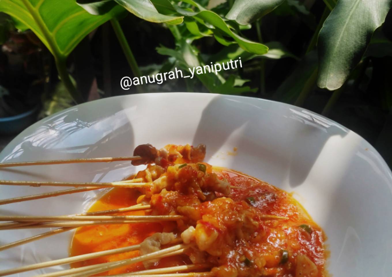 Sate goreng simple