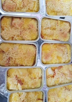 Foto resep Cheese bread pudding
