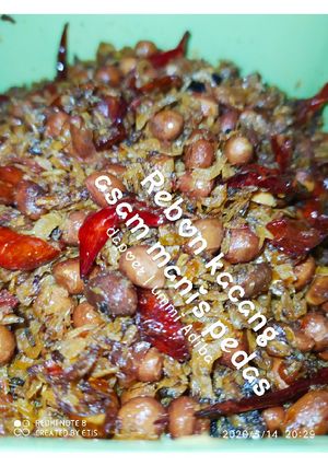 Foto resep Rebon kacang asam manis pedas