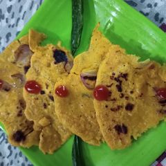 A picture of Besan chilla.