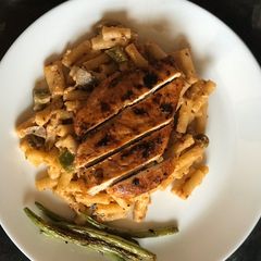 A picture of Chicken Alfredo #ramadan.