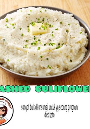 Foto resep KETO DIET BROKOLI PUTIH (MASHED CAULIFLOWER)