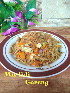 Foto resep Mie Lidi Goreng