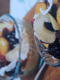Compota de fruta con quinoa