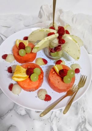 Una foto de Ensalada de frutas frescas