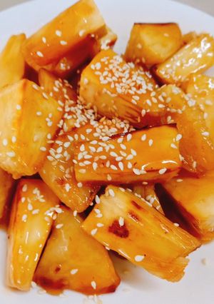 Hình của món Sa kê ngào đường.