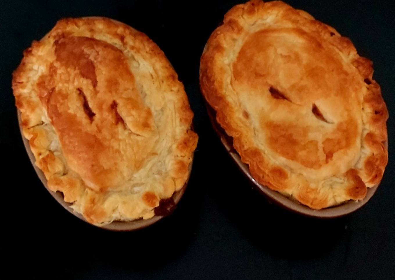 My 2 Steak and Veg pies 🥧