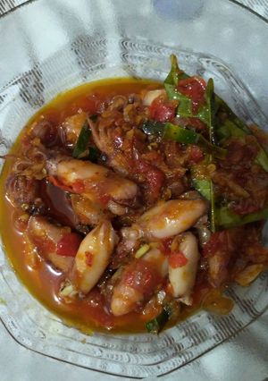 Foto resep Baby cumi asin Sambel Bawang