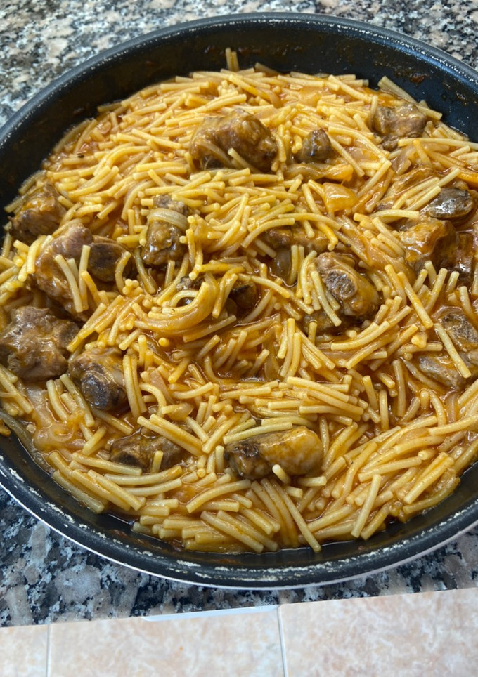 Una foto de Fideos a la cazuela