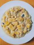 Creamy Mushroom Chickpea Gnocchi 🇮🇹