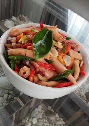 Foto resep Tumis Cumi Asin
