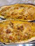 Berenjenas rellenas con verduras
