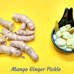 A picture of Mango Ginger Pickle.