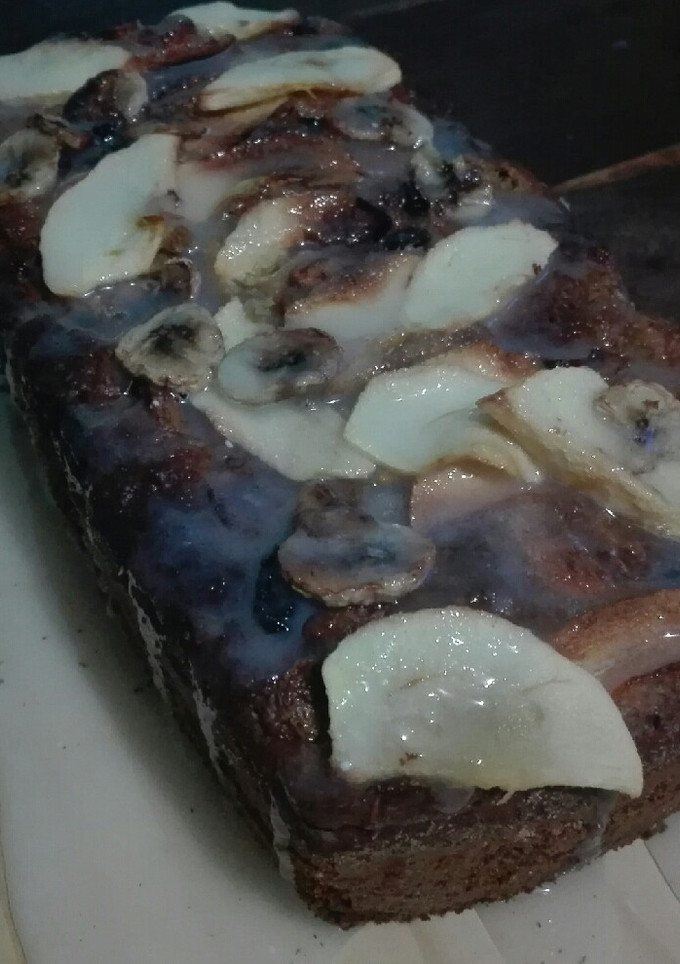 Una foto de Budín Húmedo de avena y frutas